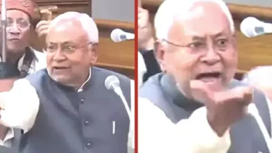 Nitish Kumar lost his temper