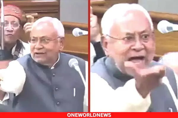 Nitish Kumar lost his temper