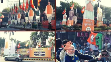 PM Modi mega roadshow