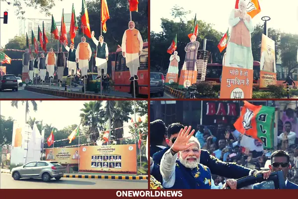 PM Modi mega roadshow