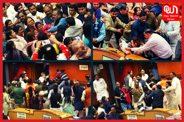 Delhi MCD Scuffle