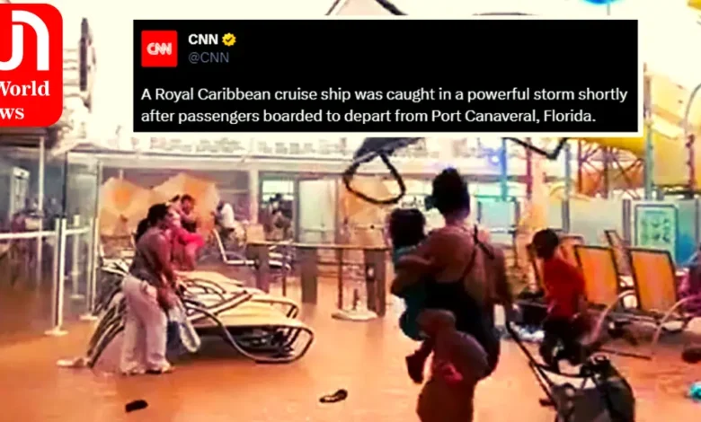 Storm Hits Cruise Ship