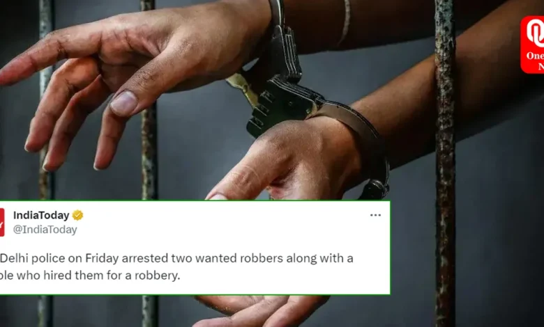 A UP Couple Robs Jeweler in Delhi at gunpoint, 4 arrested