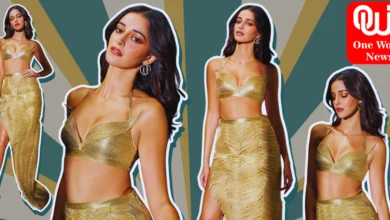 Ananya Panday Shines in Gold at ICW 2023!