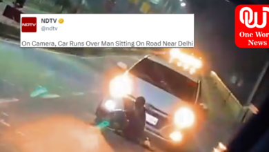 Car runs over a man sitting on the road, in Uttar Pradesh’s Ghaziabad