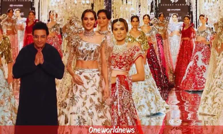 Couture Week 2023 Suneet Varma Mogra Collection Charms at India