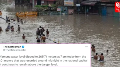 Delhi Floods Yamuna Water at 206.01meters
