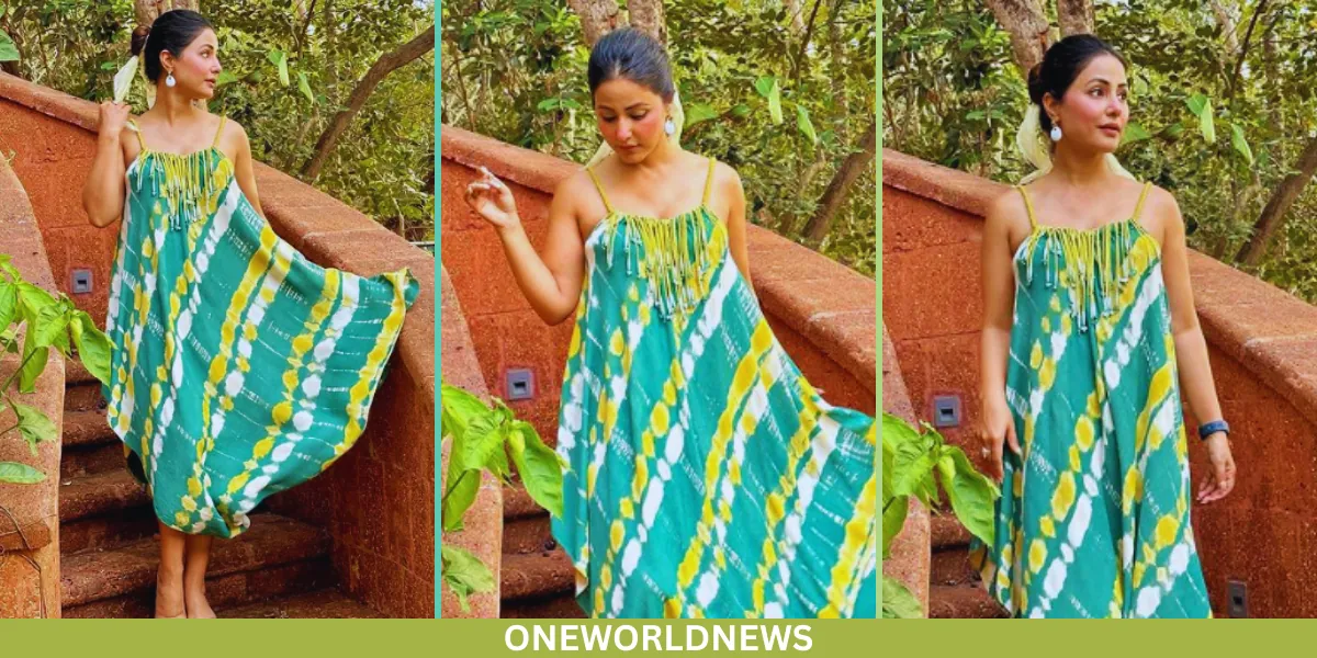Hina Khan Dazzles in Goa: Green Dress Inspires Fashion Goals!