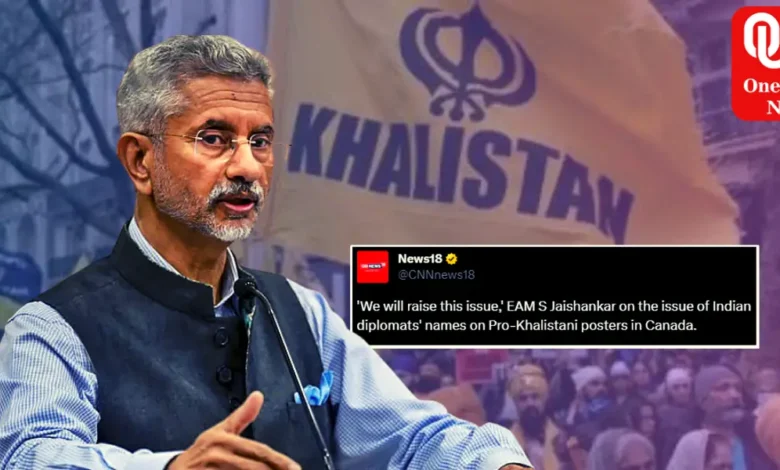 Pro-Khalistani posters in Canada
