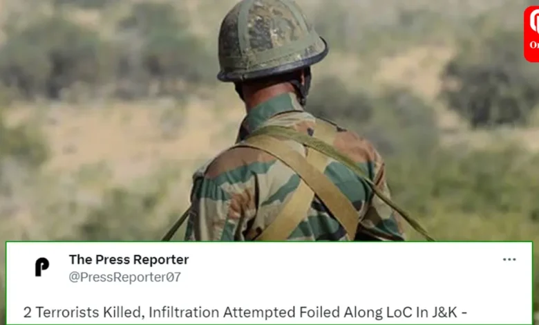 Operation Bahadur Foils Infiltration, 2 Terrorists Killed