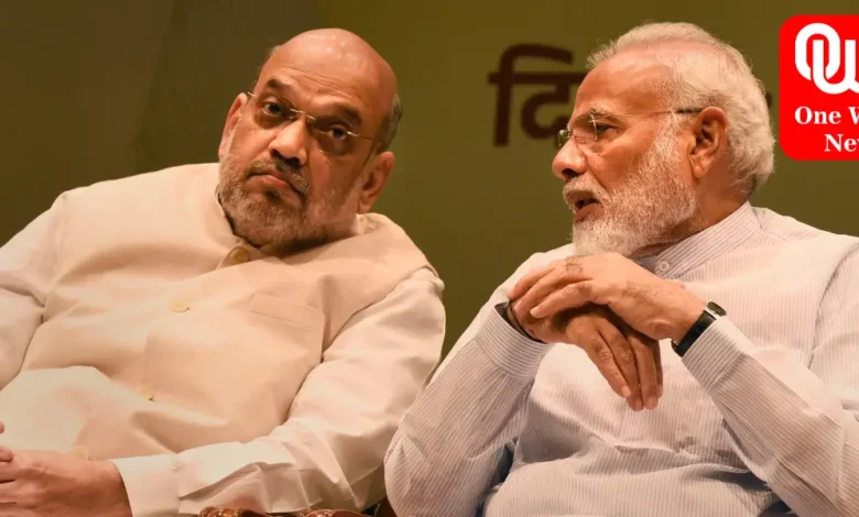 PM Modi and Amit Shah on I.N.D.I.A