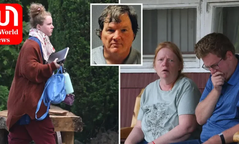 Rex Heuermann’s wife screams at reporters