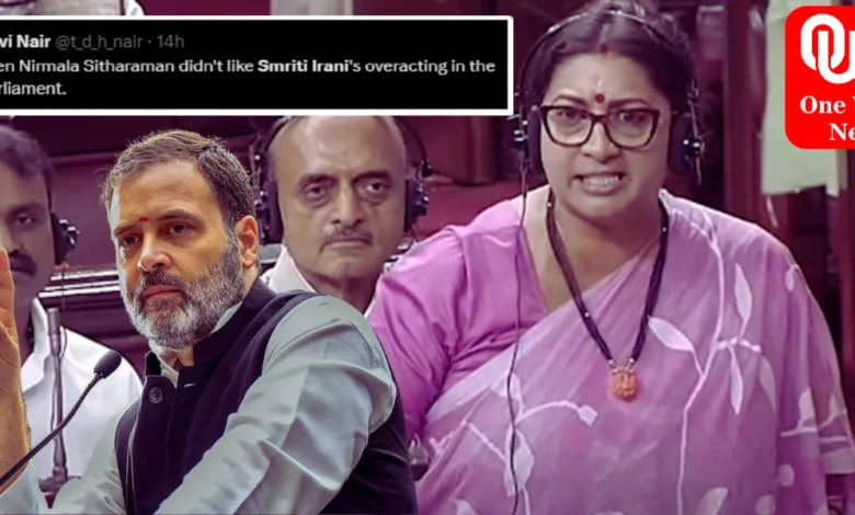 Smriti Irani Accused Rahul Gandhi of Manipur Unrest