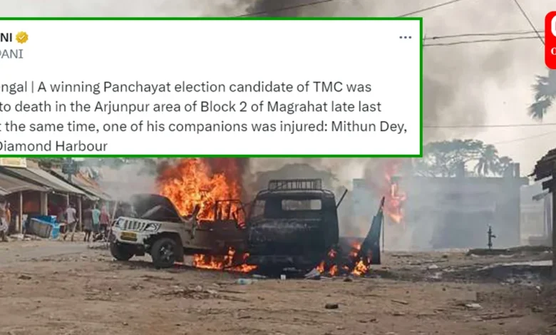 TMC Panchayat Member Shot Dead in Bengal
