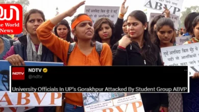 University Chaos ABVP Attacks Officials