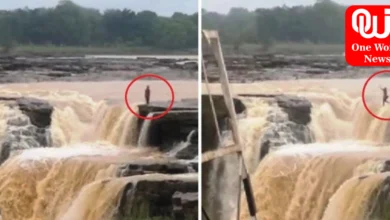 Video Viral Girl Jumped Off Chitrakote Waterfall