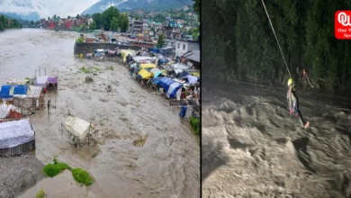 Cloudburst Triggers Landslide
