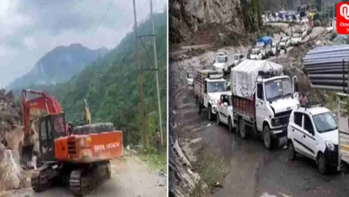 700 vehicles stranded after Kullu-Mandi highway blocked