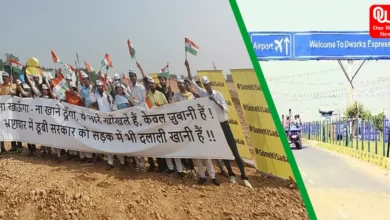 AAP protests at Dwarka Expressway over irregularities flagged by CAG report