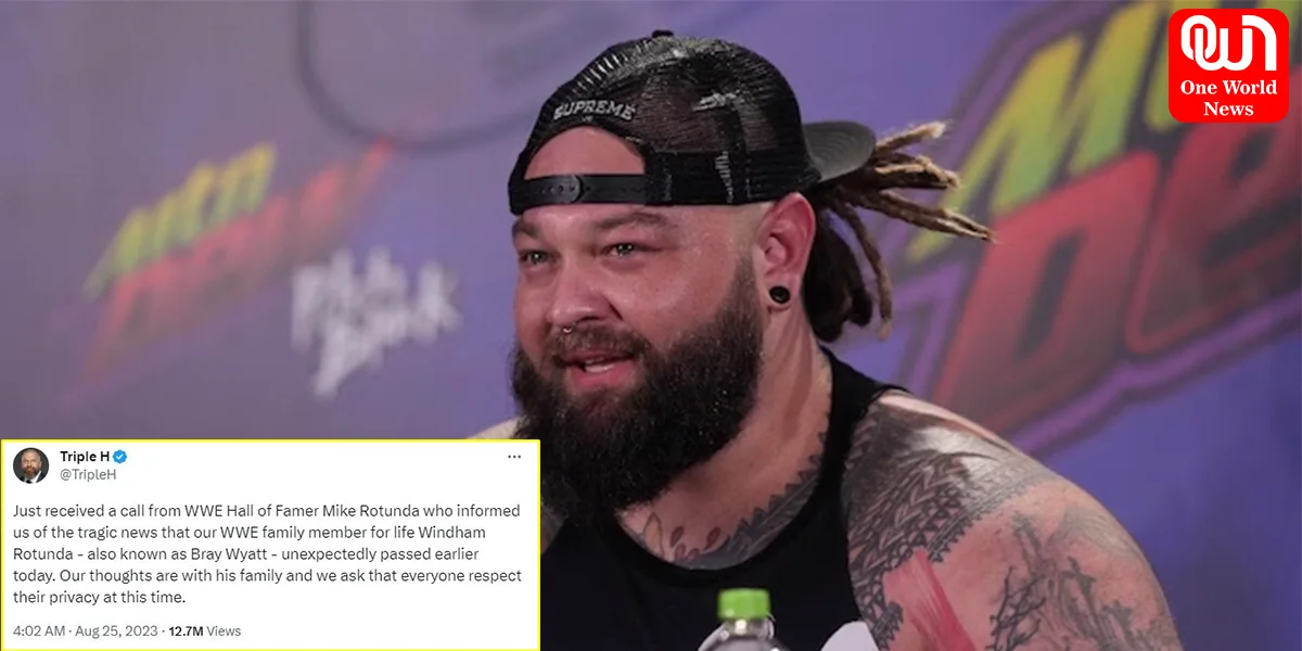 Bray Wyatt dies at age 36 WWE chief content officer Triple H confirms