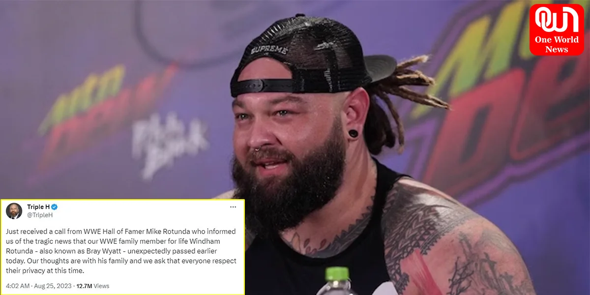 Former WWE champion Bray Wyatt dies unexpectedly at age 36