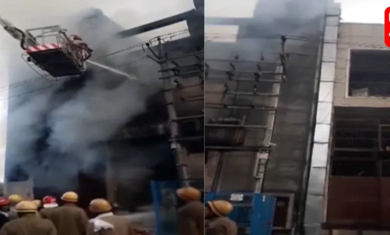 Fire breaks out in chemical factory in Delhi's Bawana area, at least 5 injured