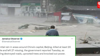 Floods in Beijing kill at least 20, leave 27 missing as thousands evacuated