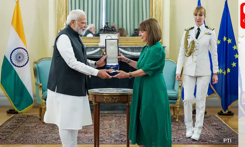 Greece confers PM Modi with Grand Cross of the Order of Honour
