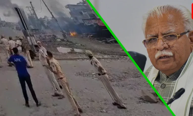Haryana violence If you can't protect everyone AAP slams Khattar 10 points