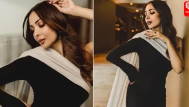 Malaika Arora looks like a dream in one-shoulder monochrome