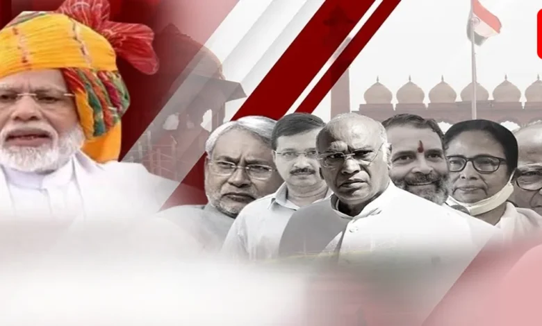 Modi's 2024 Red Fort claim Lalu says last time Kharge calls it arrogance