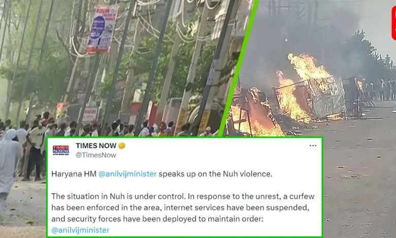 Nuh Violence updates Haryana communal clashes toll rises to three