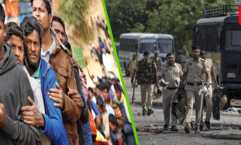 Nuh violence Rohingya refugees arrested