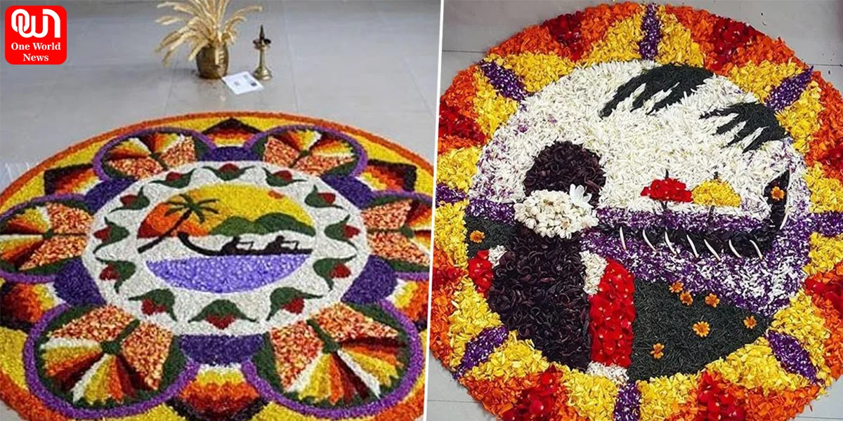 Onam 2023 Beautiful Pookalam designs for Thiruvonam celebrations (1)