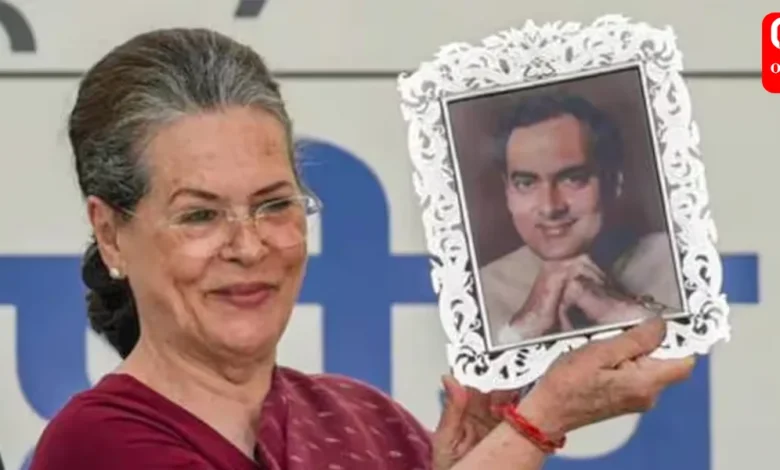 Sonia Gandhi counts Rajiv Gandhi's achievements; BJP reacts