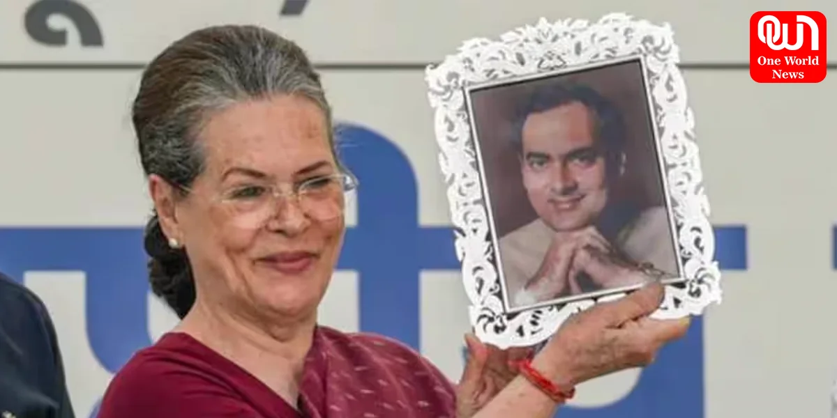 Sonia Gandhi counts Rajiv Gandhi's achievements; BJP reacts