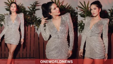 Sunny Leone's Dazzling Sequin Style