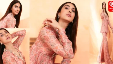 Vaani Kapoor pink sharara set serves as the perfect festive outfit inspiration