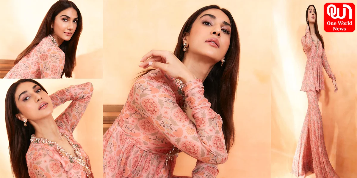 Vaani Kapoor pink sharara set serves as the perfect festive outfit inspiration