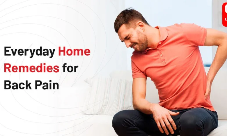 home remedies for back pain relief
