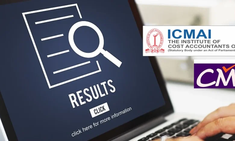 ICMAI CMA June 2023 Results