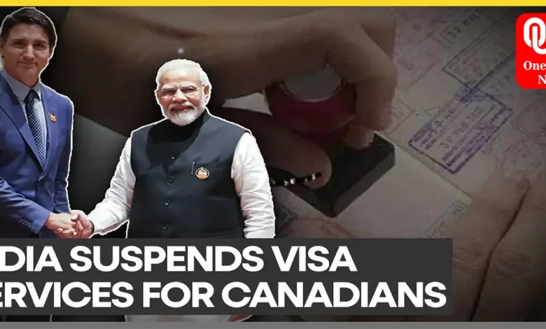India Suspends Visa Services For Canada Amid