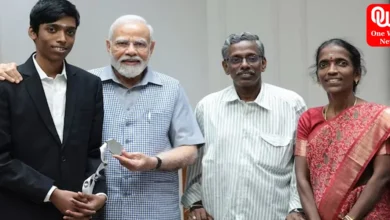 PM Modi Meets Chess Prodigy Praggnanandhaa
