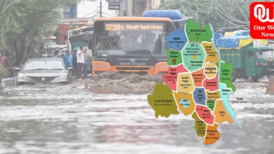 Sudden Delhi weather Downpour Sparks Traffic Chaos