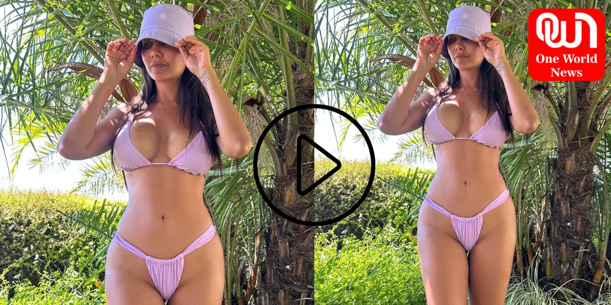 SEXY video of Esha’s in Lavender Bikini & Bucket Hat Combo