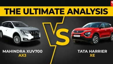 Mahindra XUV700 AX3 vs Tata Harrier XE