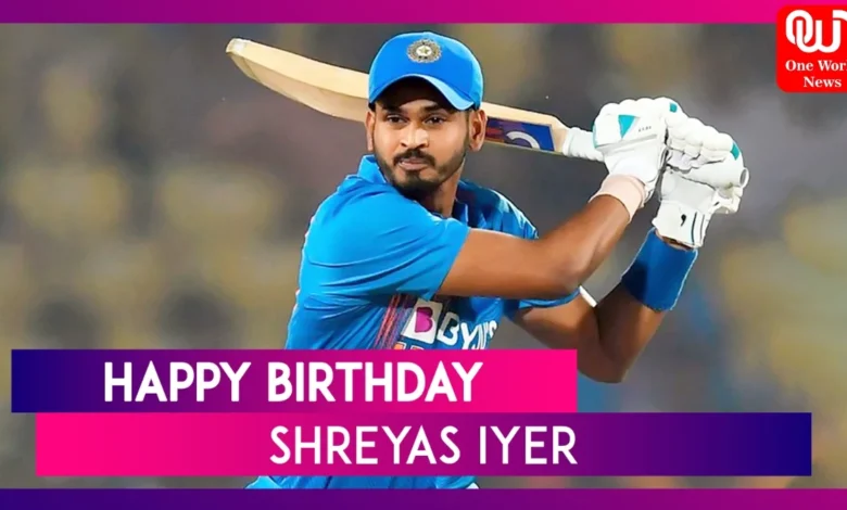 shreyas iyer birthday