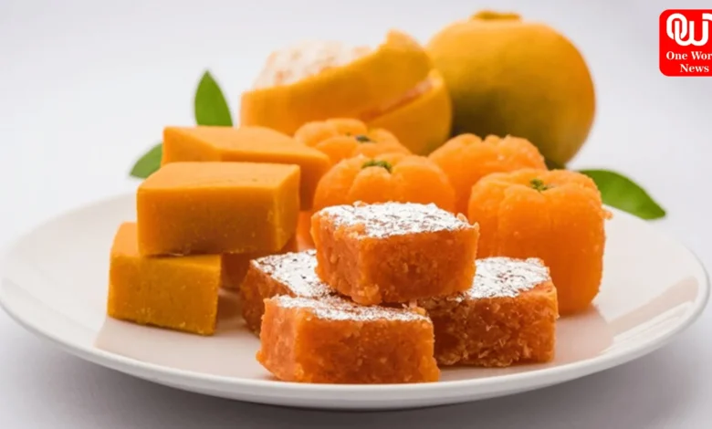 Orange Barfi