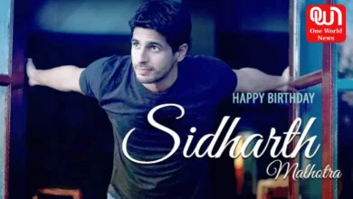 Sidharth Malhotra Birthday