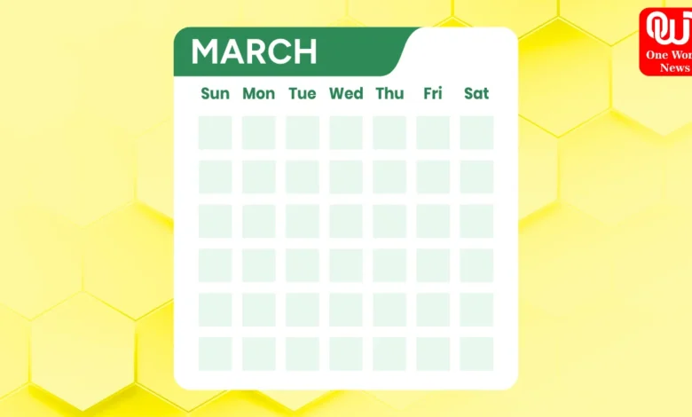 Important Days in March 2024